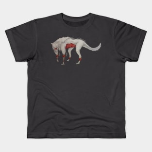 Sci fi monster wolf Kids T-Shirt